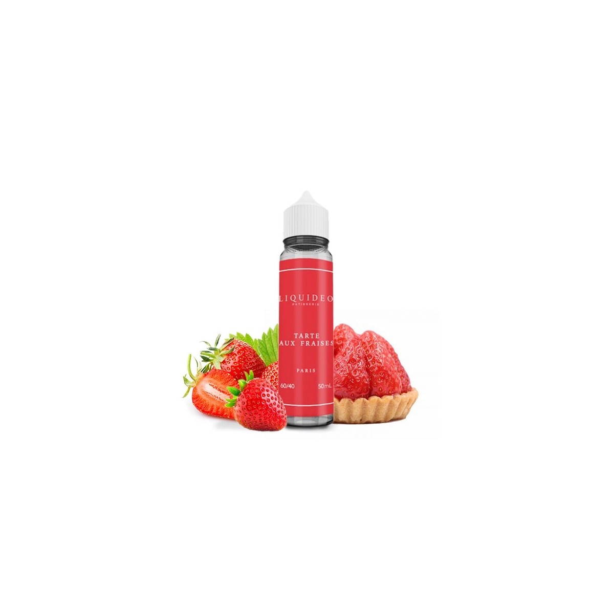 Liquideo Tentation - Tarte aux Fraises 0mg 50ml