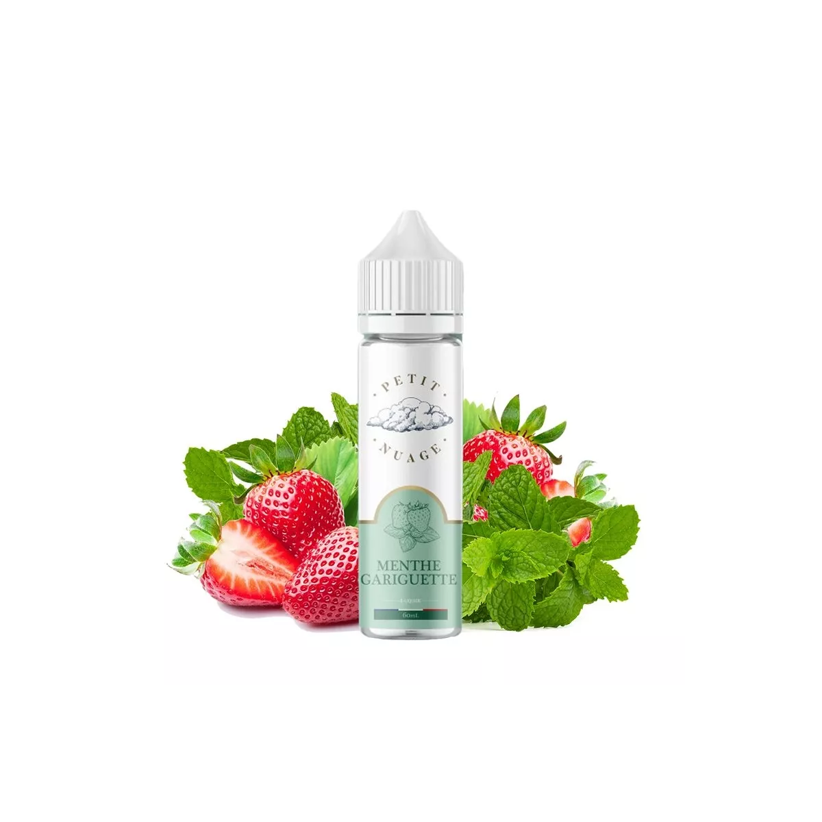 Petit Nuage - Gariguette Menta 0mg 50ml