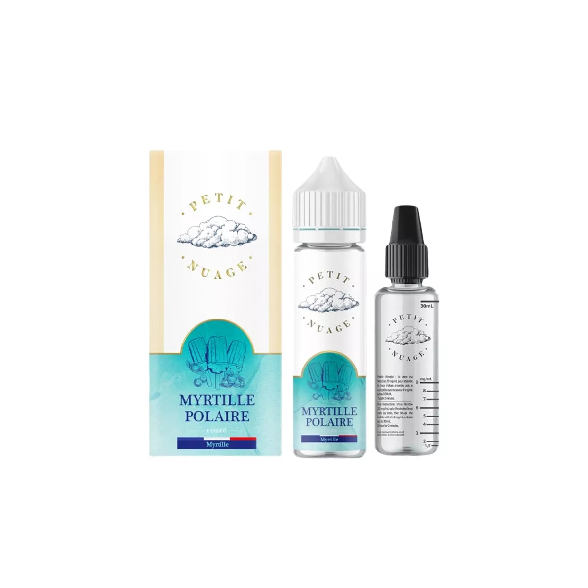 Petit Nuage - Myrtille Polaire 0mg 50ml