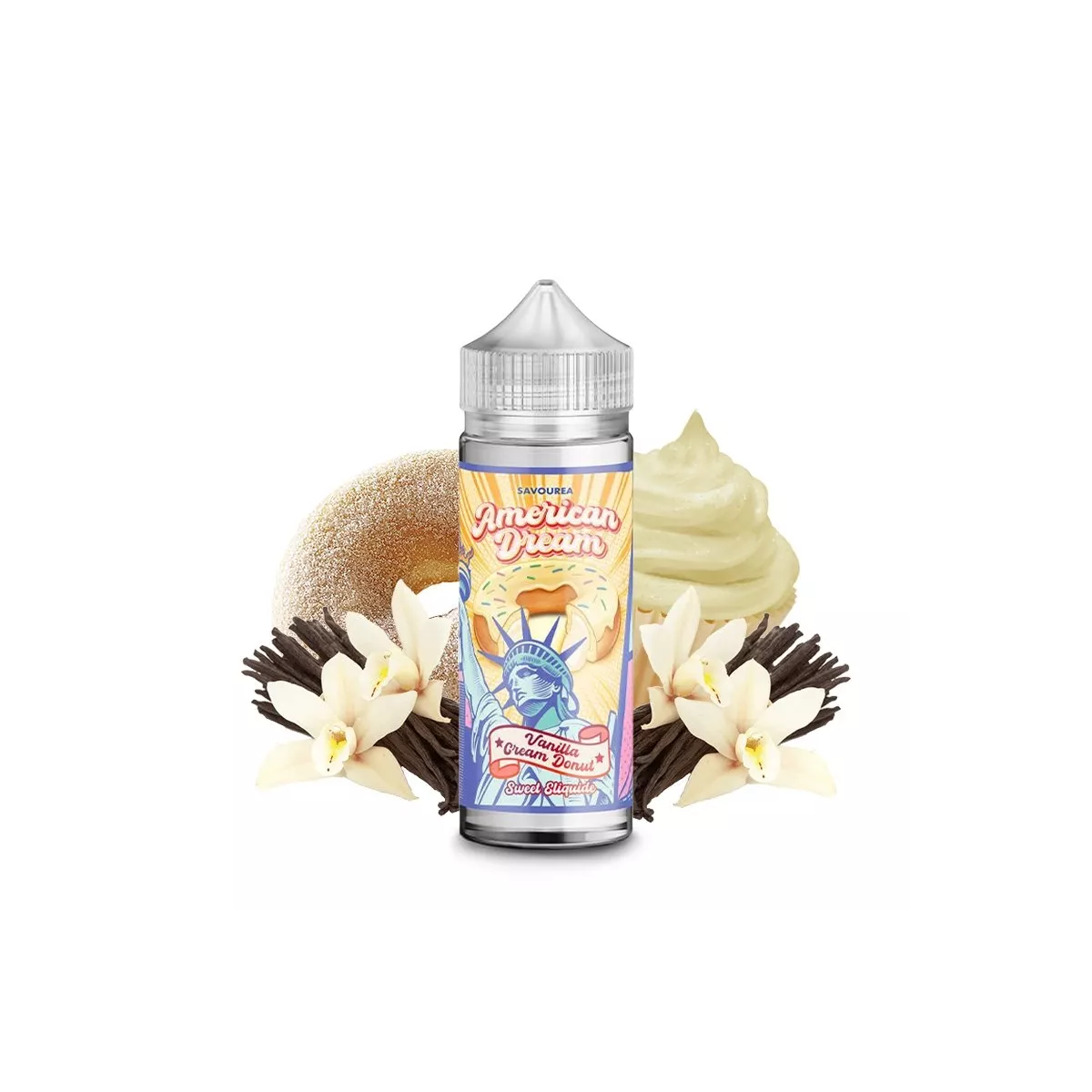 American Dream Savourea - Donut Crema De Vainilla 0mg 100ml