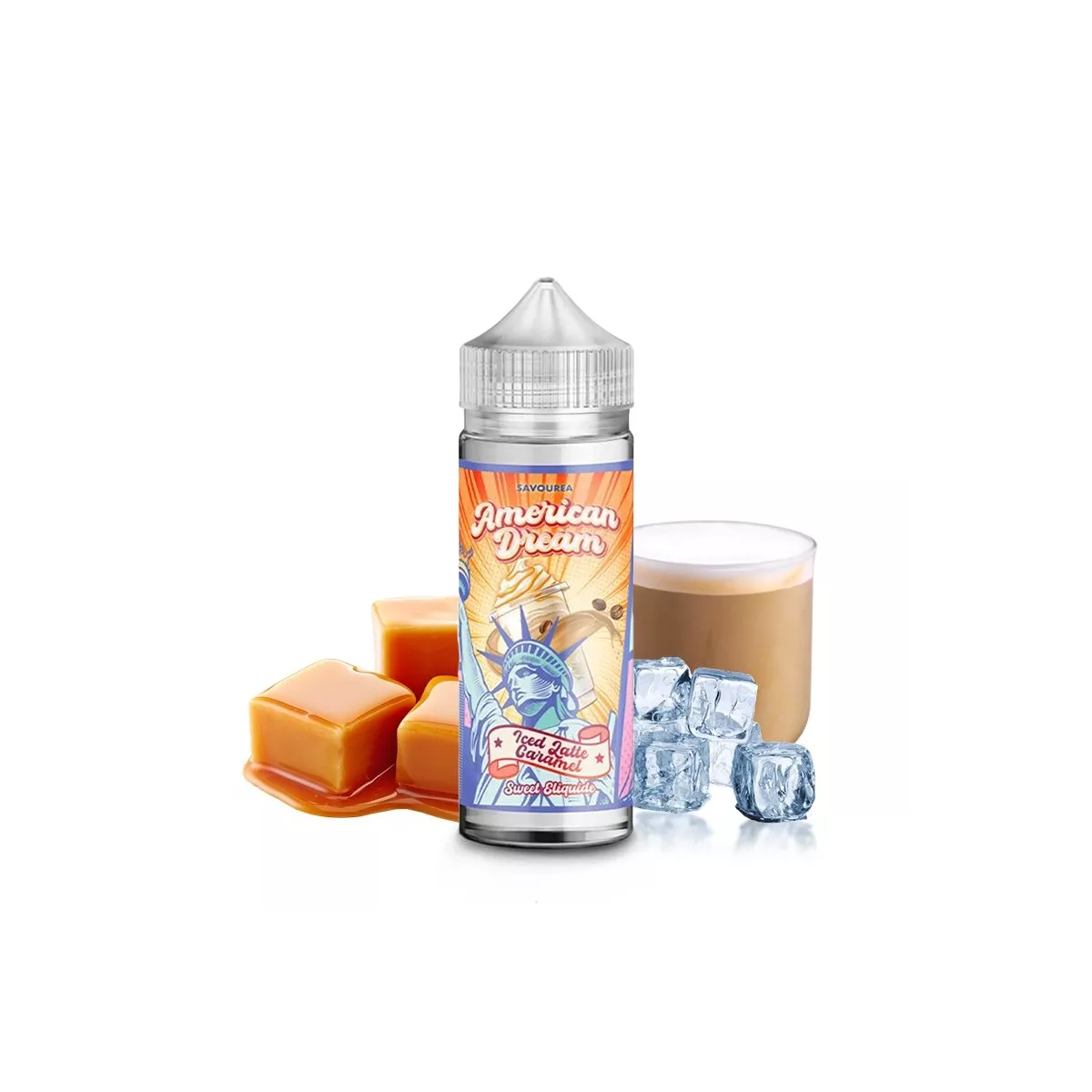 American Dream Savourea - Caramello Latte Iced 0mg 100ml