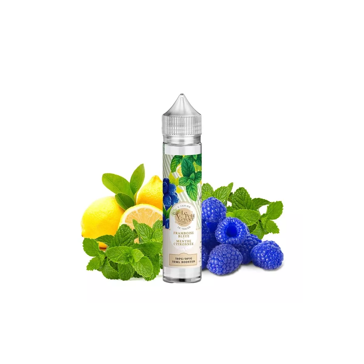 Le Petit Verger Savourea - Framboise Bleue Menthe Citronnée 0mg 50ml