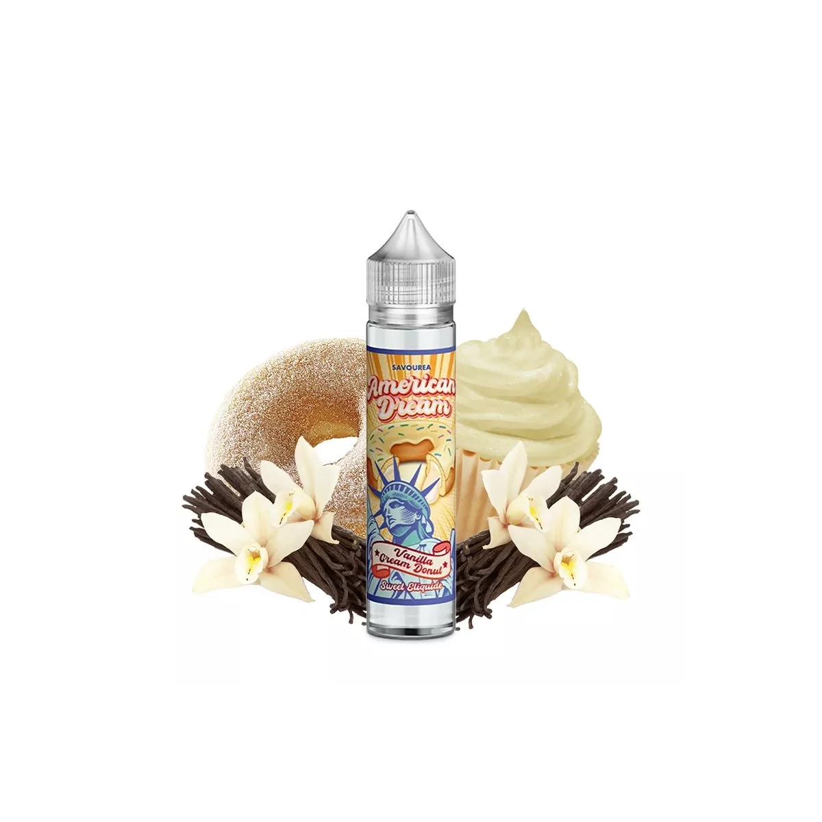 American Dream Savourea - Donut Crema De Vainilla 0mg 50ml