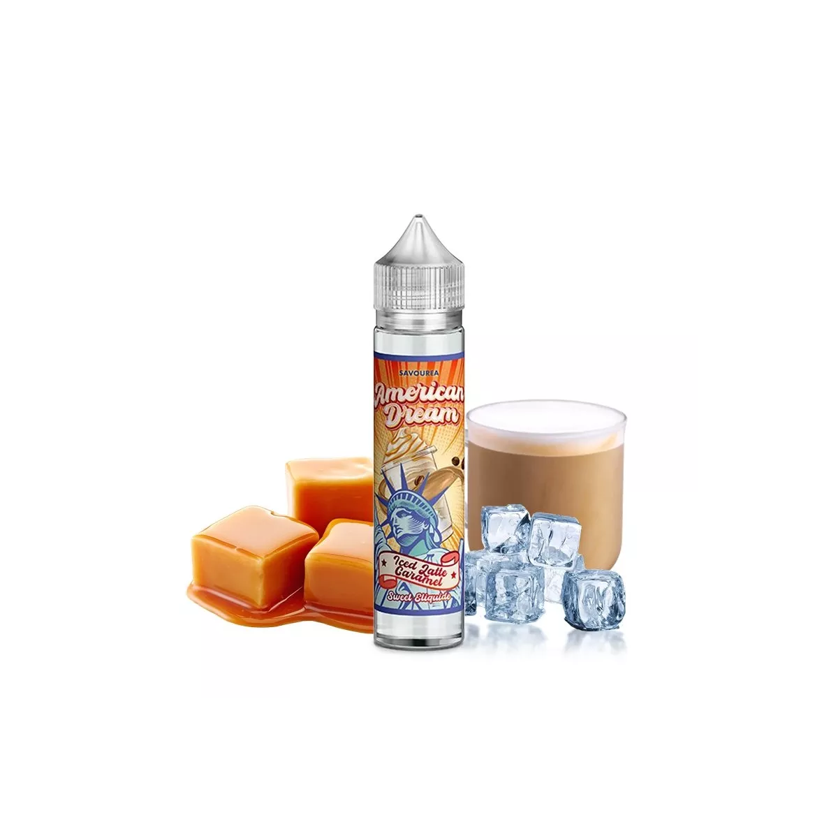 American Dream Savourea - Caramello Latte Iced 0mg 50ml