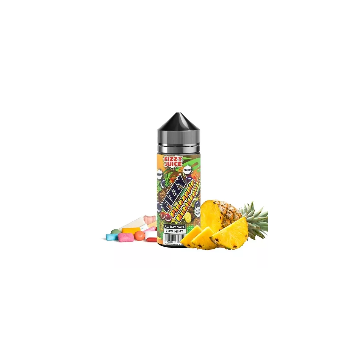 Fizzy - Gomma da masticare all'ananas 0mg 100ml