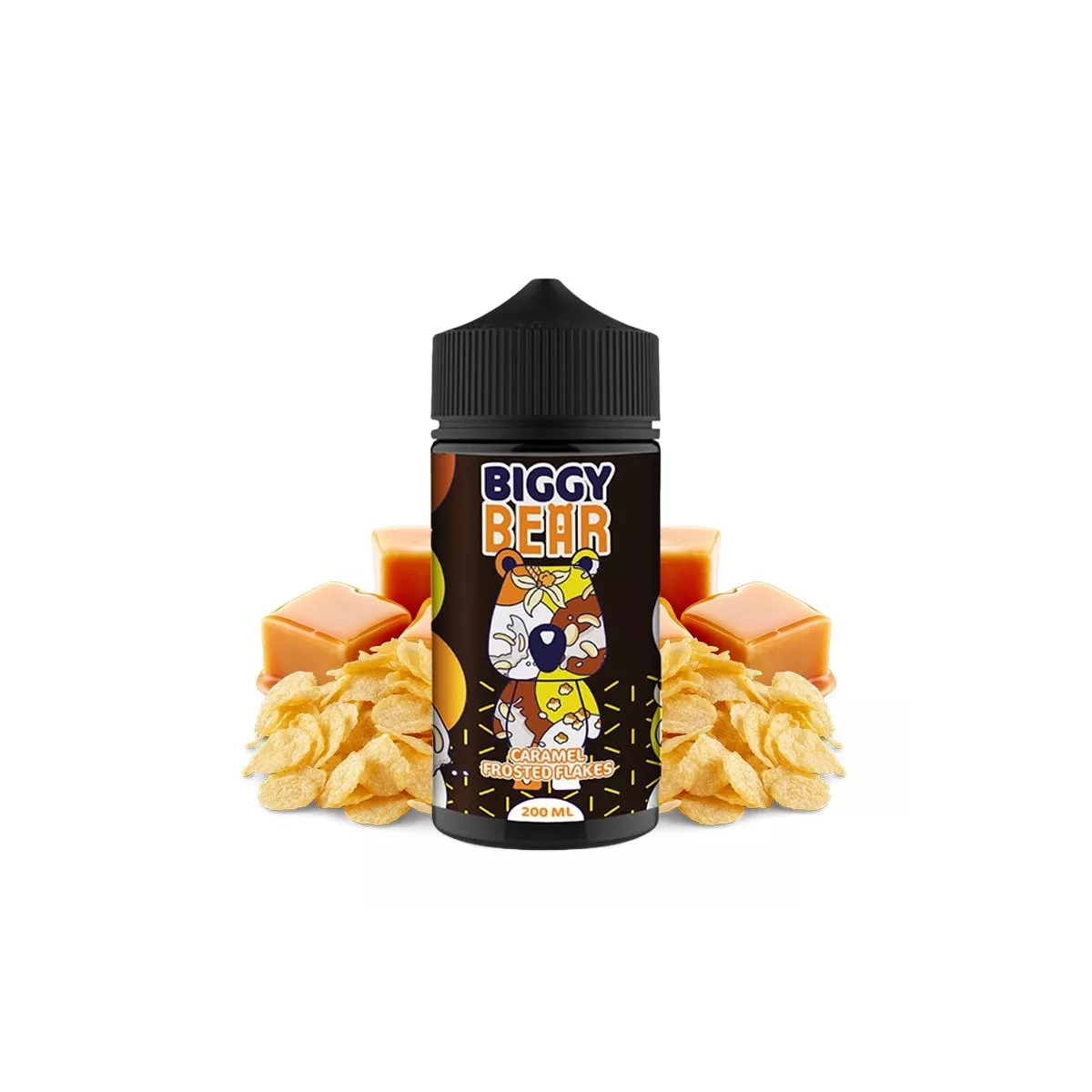 Biggy Bear – Caramel Frosted Flakes 0 mg 200 ml