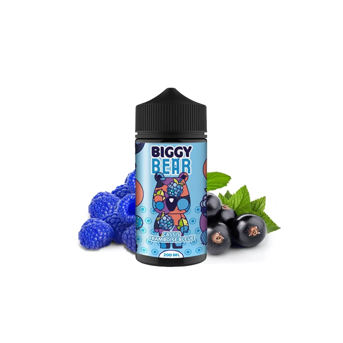 Biggy Bear - Blackcurrant Blue Raspberry 0mg 200ml