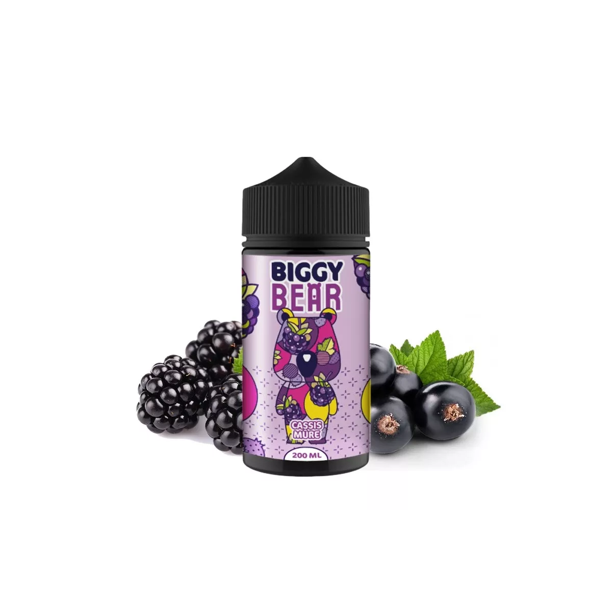 Biggy Bear - Blackcurrant Blackberry 0mg 200ml