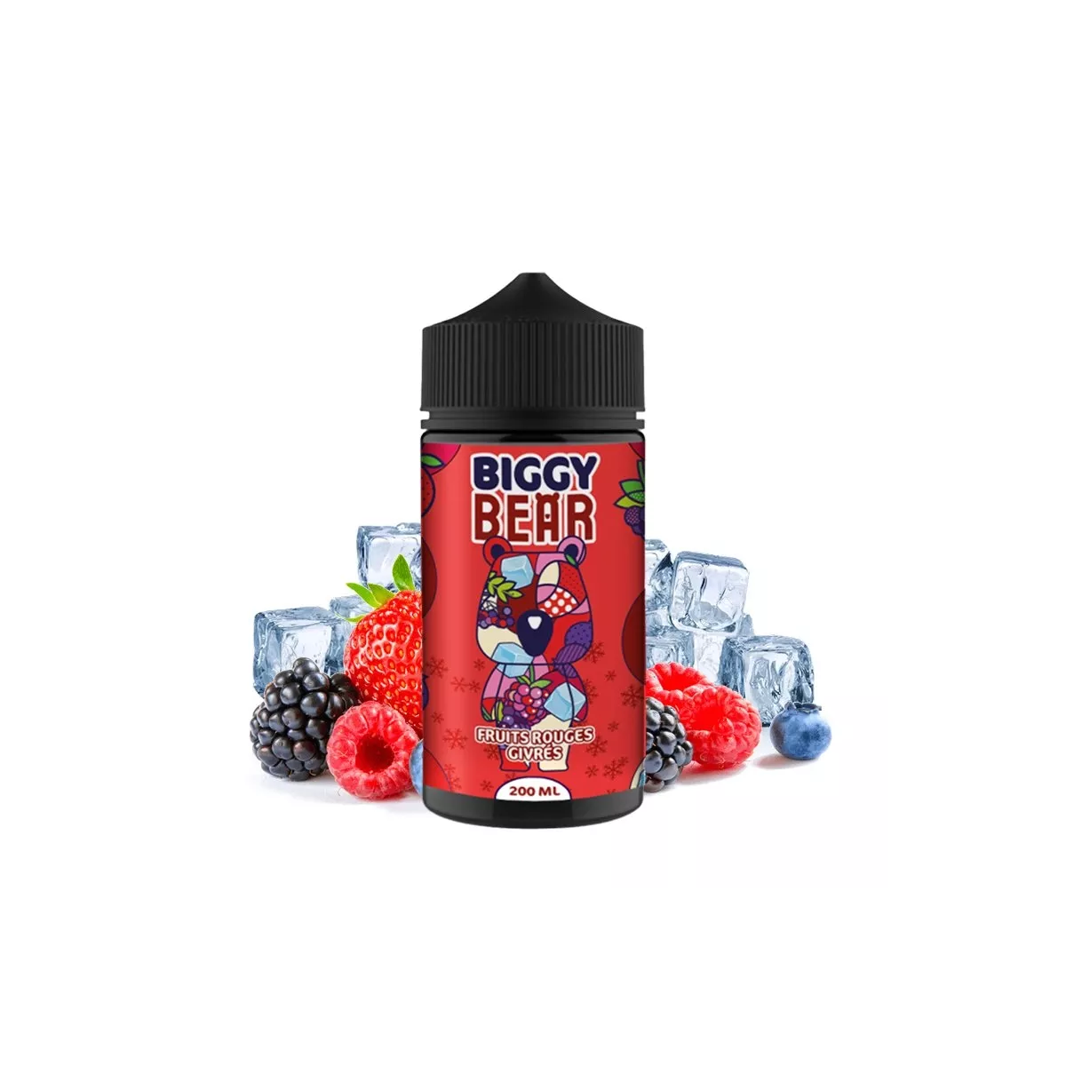 Biggy Bear - Berijpt rood fruit 0 mg 200 ml