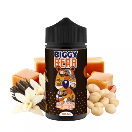 Biggy Bear - Kruche Orzechy Makadamia 0mg 200ml