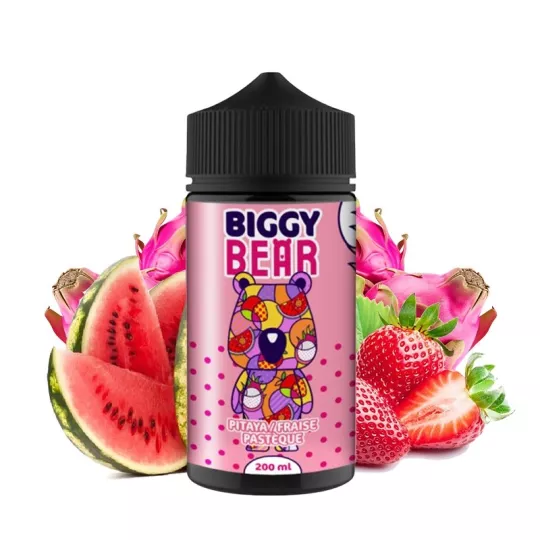 Biggy Bear - Pitaya Aardbei Watermeloen 0 mg 200 ml