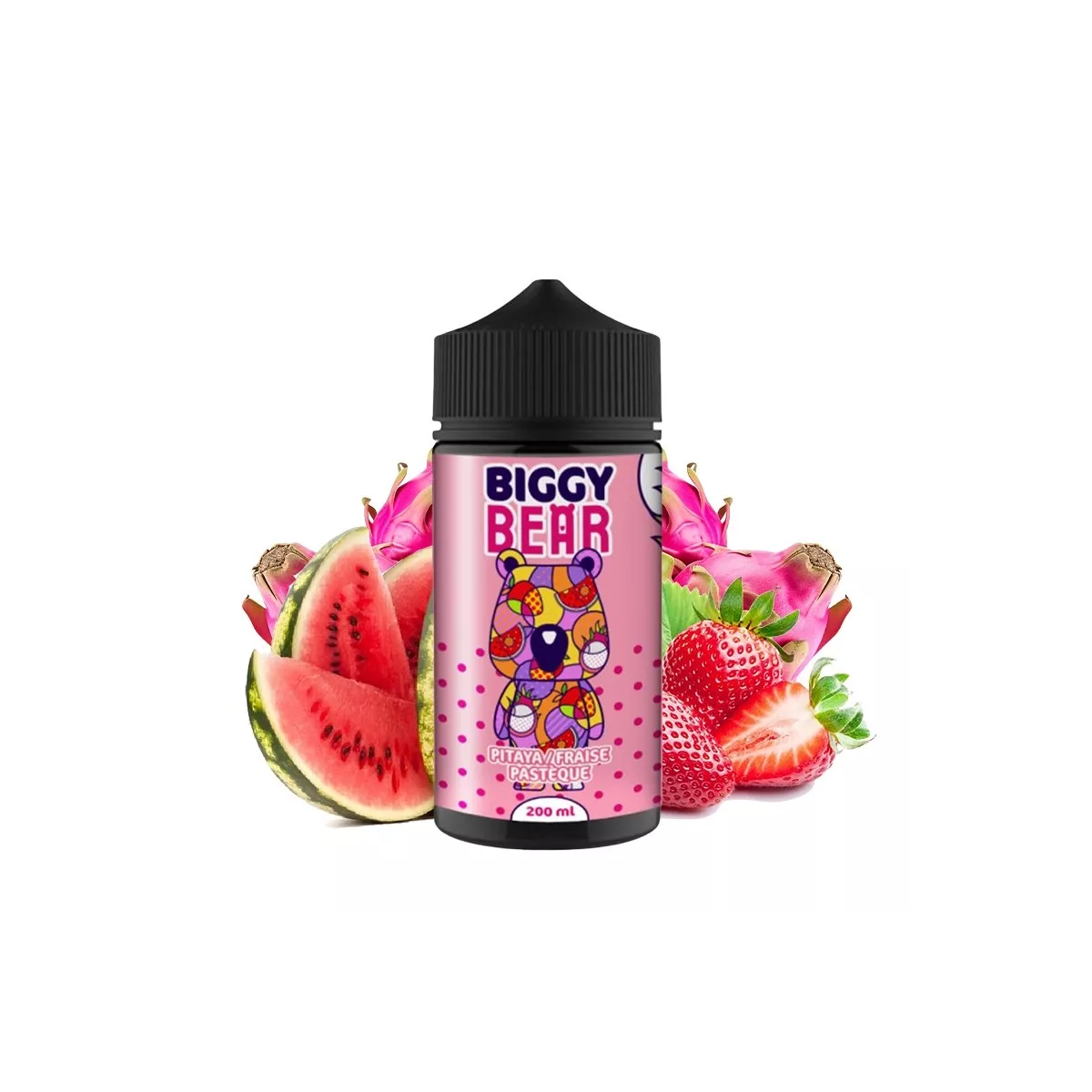 Biggy Bear - Anguria Fragola Pitaya 0mg 200ml