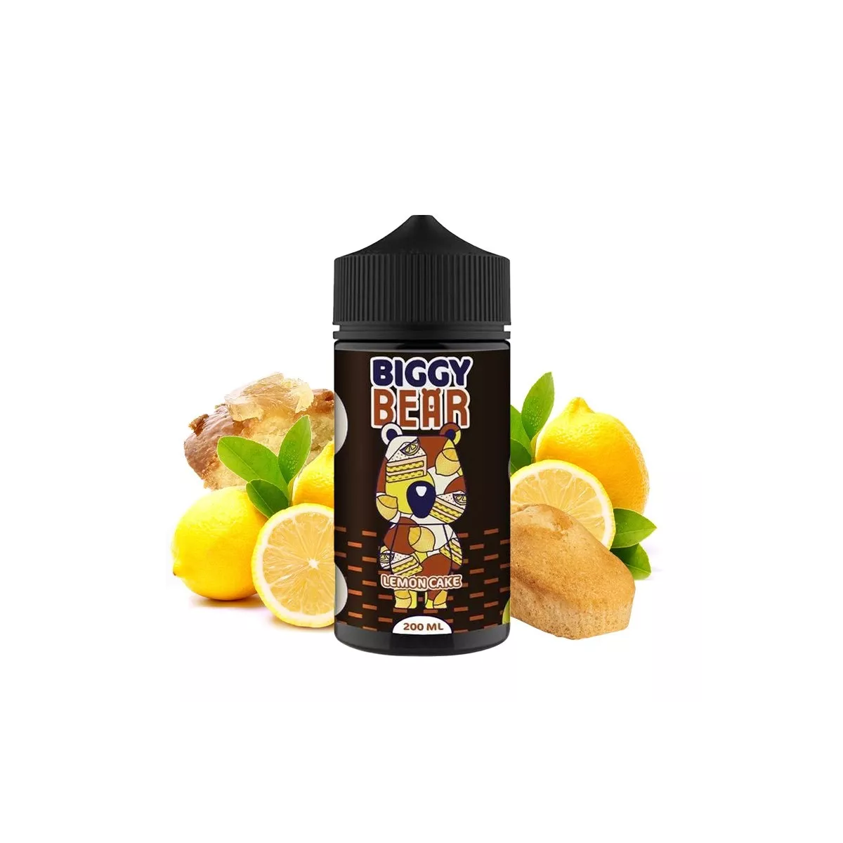 Biggy Bear - Citroencake 0mg 200ml