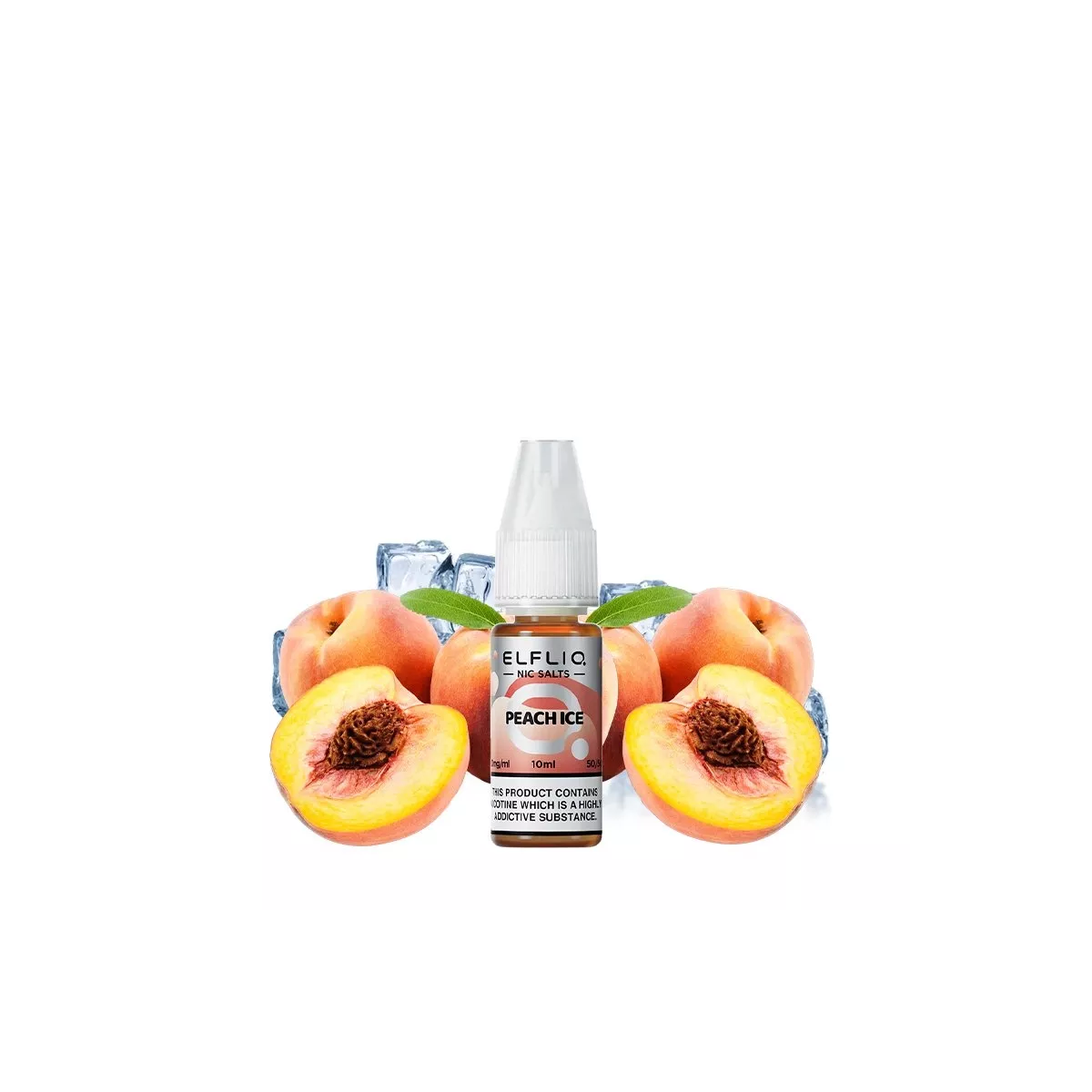 Elfliq van Elf Bar - Peach Ice Nic Zout 10ml