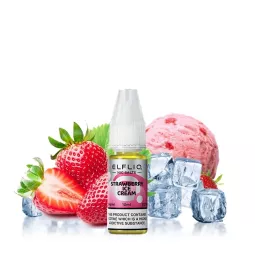 Elfliq van Elf Bar - Aardbeienijs (Aardbeiensneeuw) Nic Salt 10ml