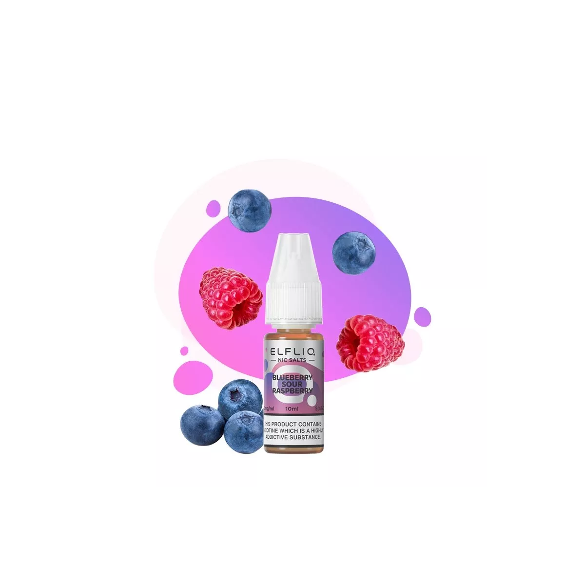 Elfliq by Elf Bar - Blueberry Sour Raspberry Nic Salt 10ml