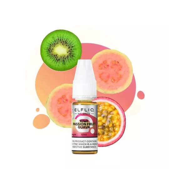 Elfliq by Elf Bar - Kiwi Passion Fruit Guava Nic Salt 10ml