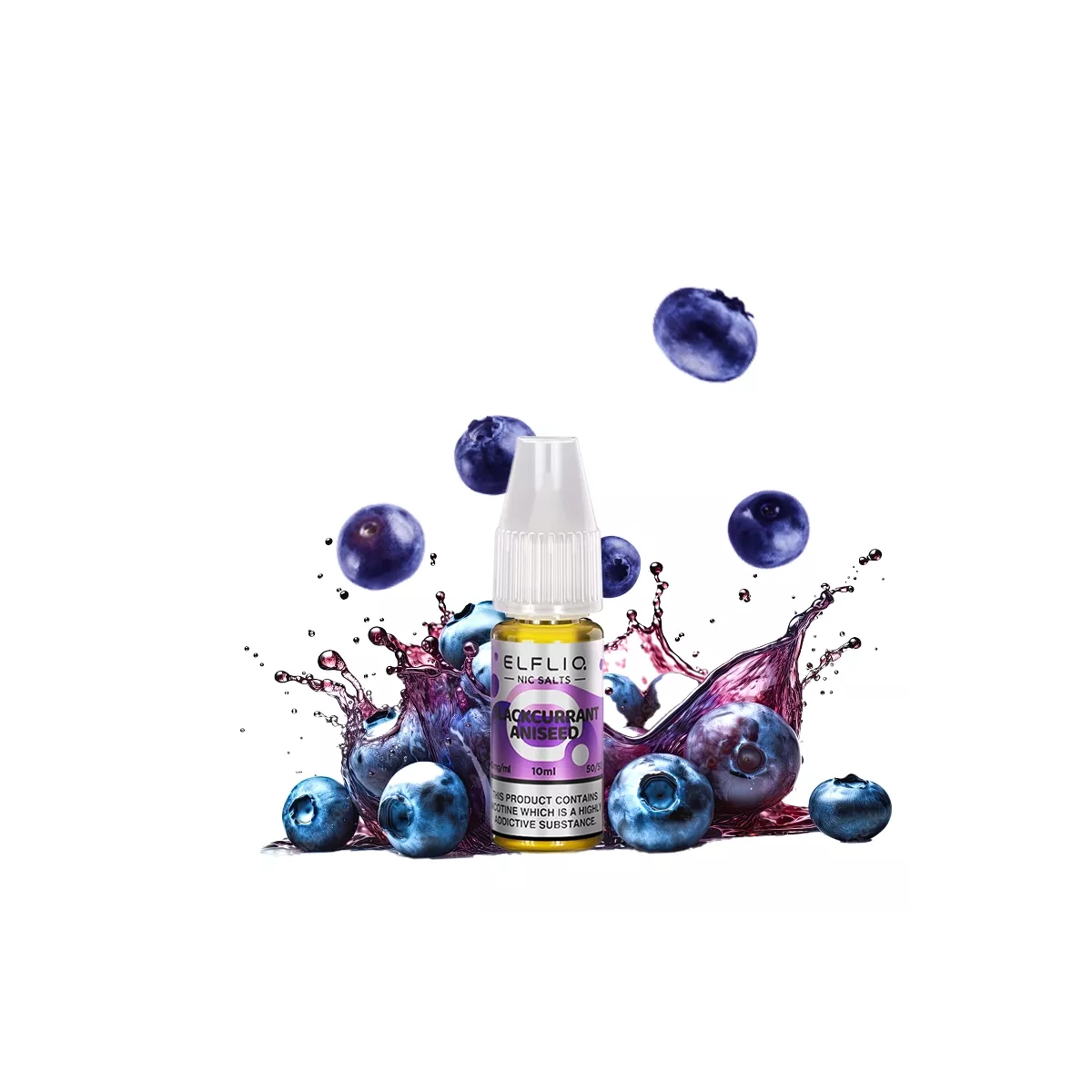 Elfliq di Elf Bar - Sale Nic di ribes nero e anice 10ml