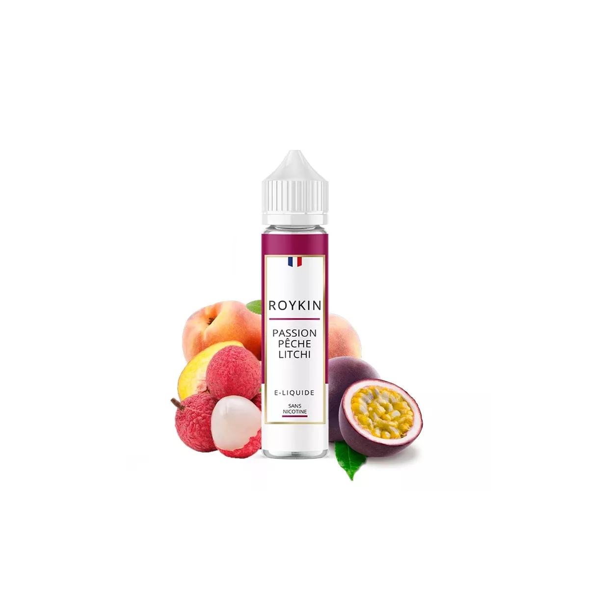 Roykin - Passie Perzik Litchi 0 mg 50 ml