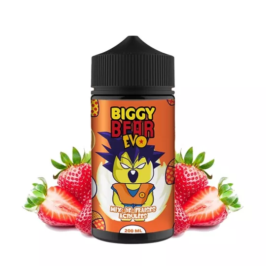 Evo Biggy Bear - Mix de Fraises Acidulées 0mg 200ml