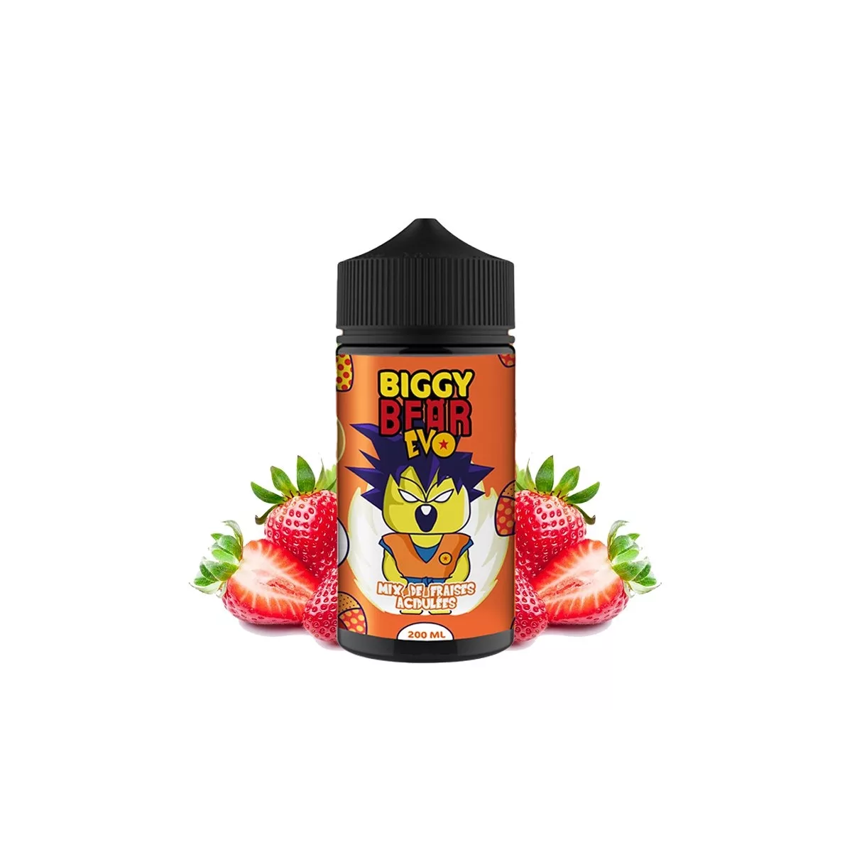 Evo Biggy Bear - Mezcla De Fresa Agria 0mg 200ml