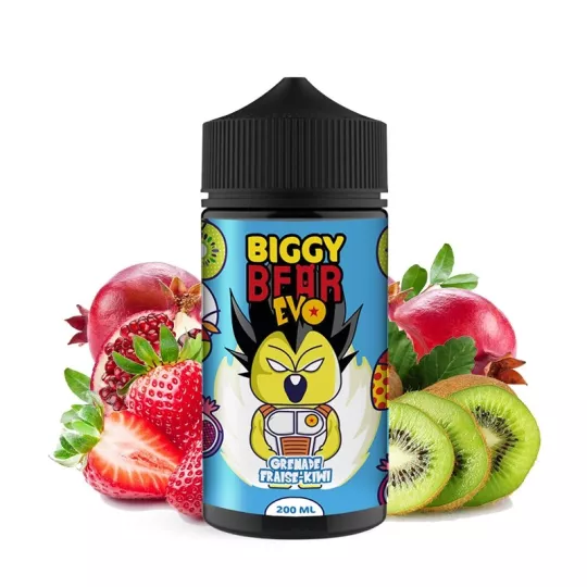 Evo Biggy Bear - Granaatappel Aardbei Kiwi 0 mg 200 ml