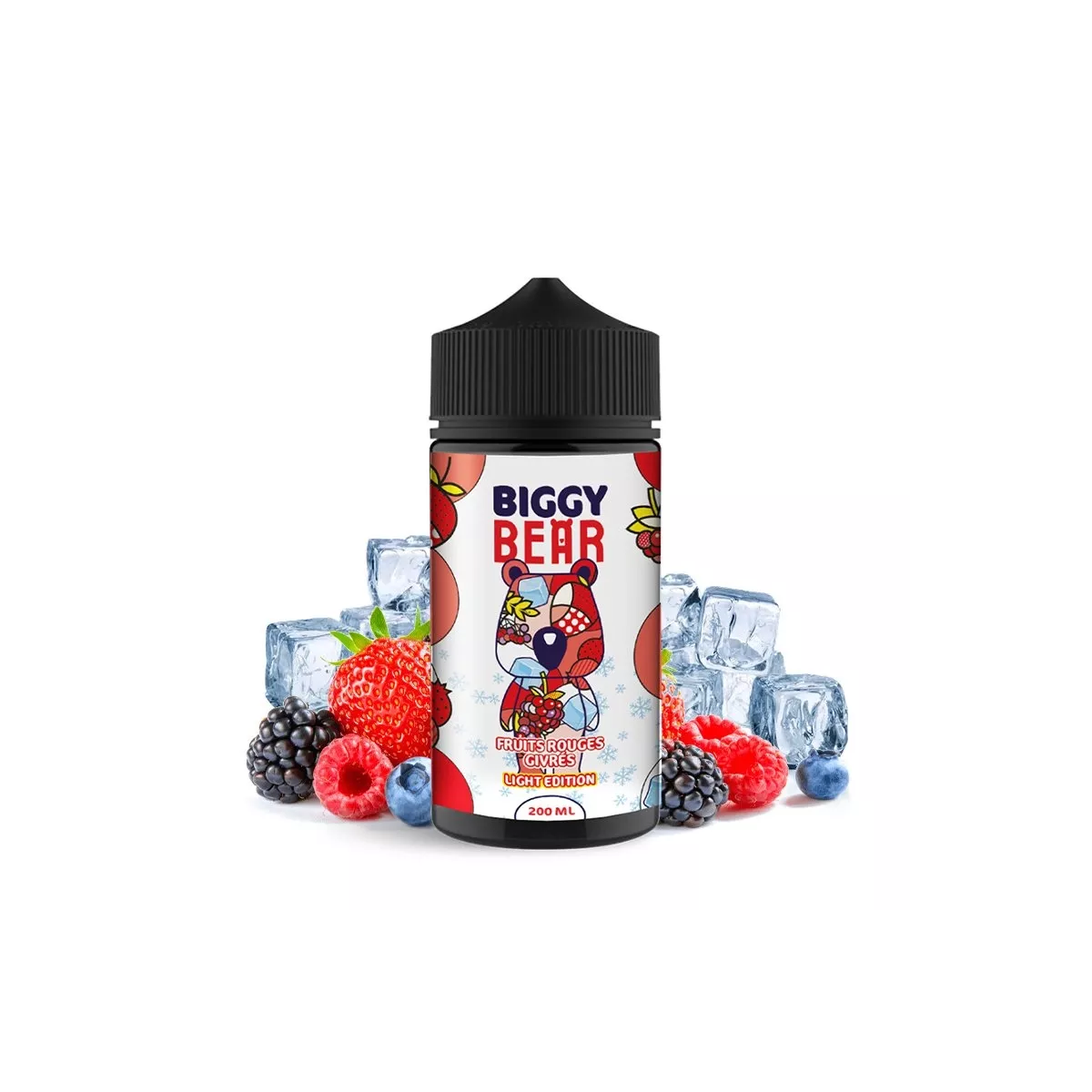 Biggy Bear - Edizione leggera di frutti rossi 0mg 200ml