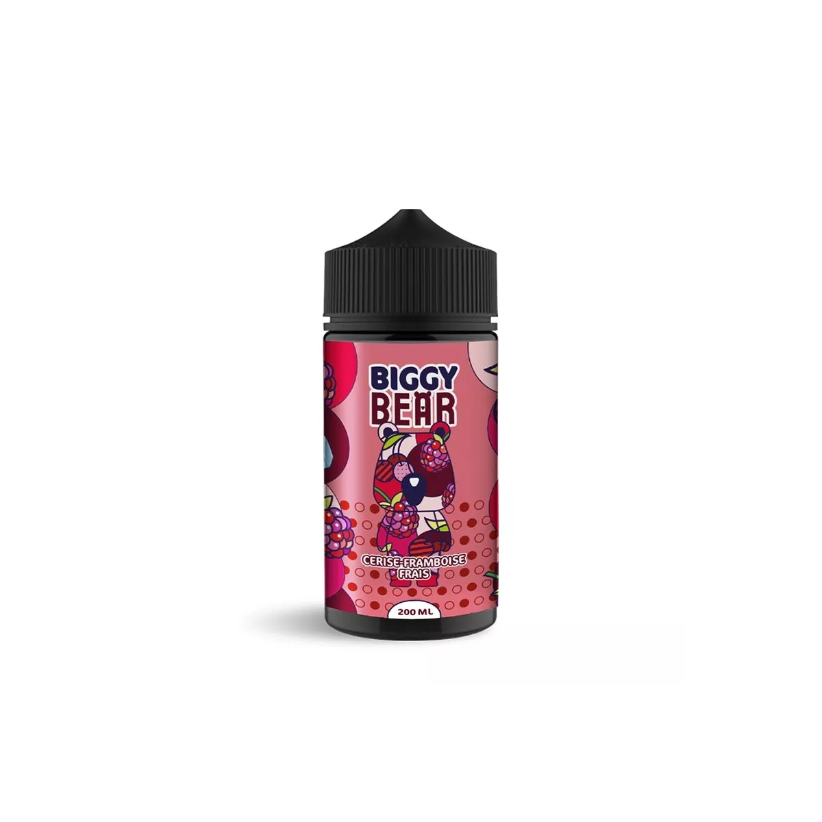 Biggy Bear - Wiśnia Malina Świeża 0mg 200ml