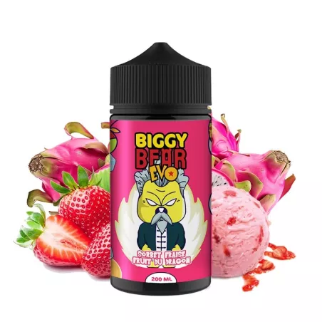 Biggy Bear - Sorbetto al frutto del drago alla fragola 0 mg 200 ml