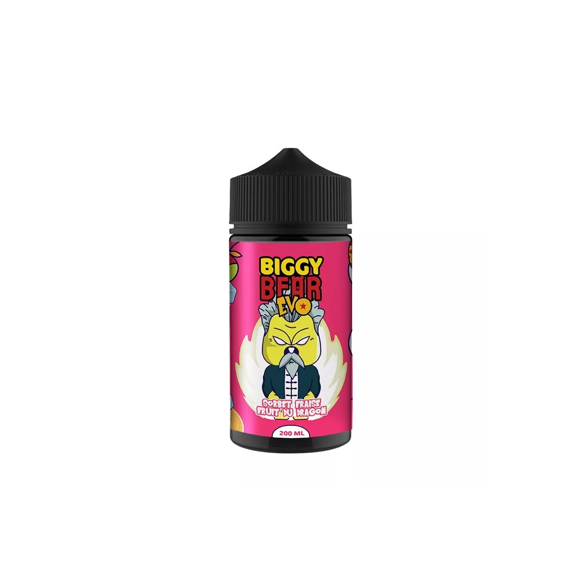 Biggy Bear - Aardbeiendraakfruitsorbet 0 mg 200 ml