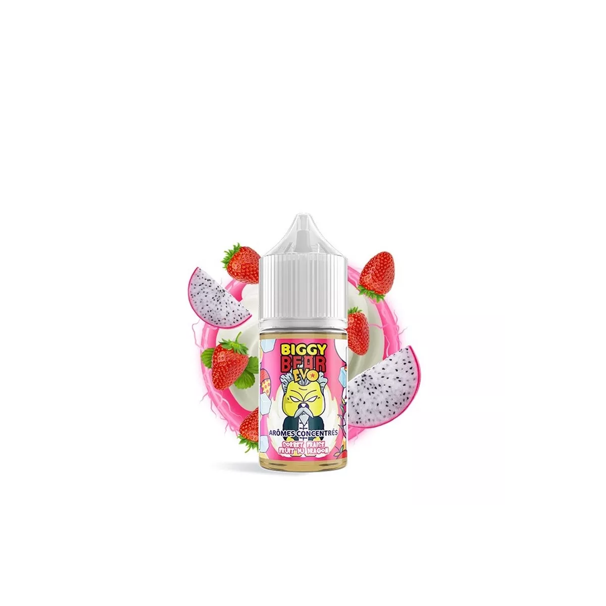 Biggy Bear - Aardbeiendrakenfruitsorbetconcentraat 30 ml