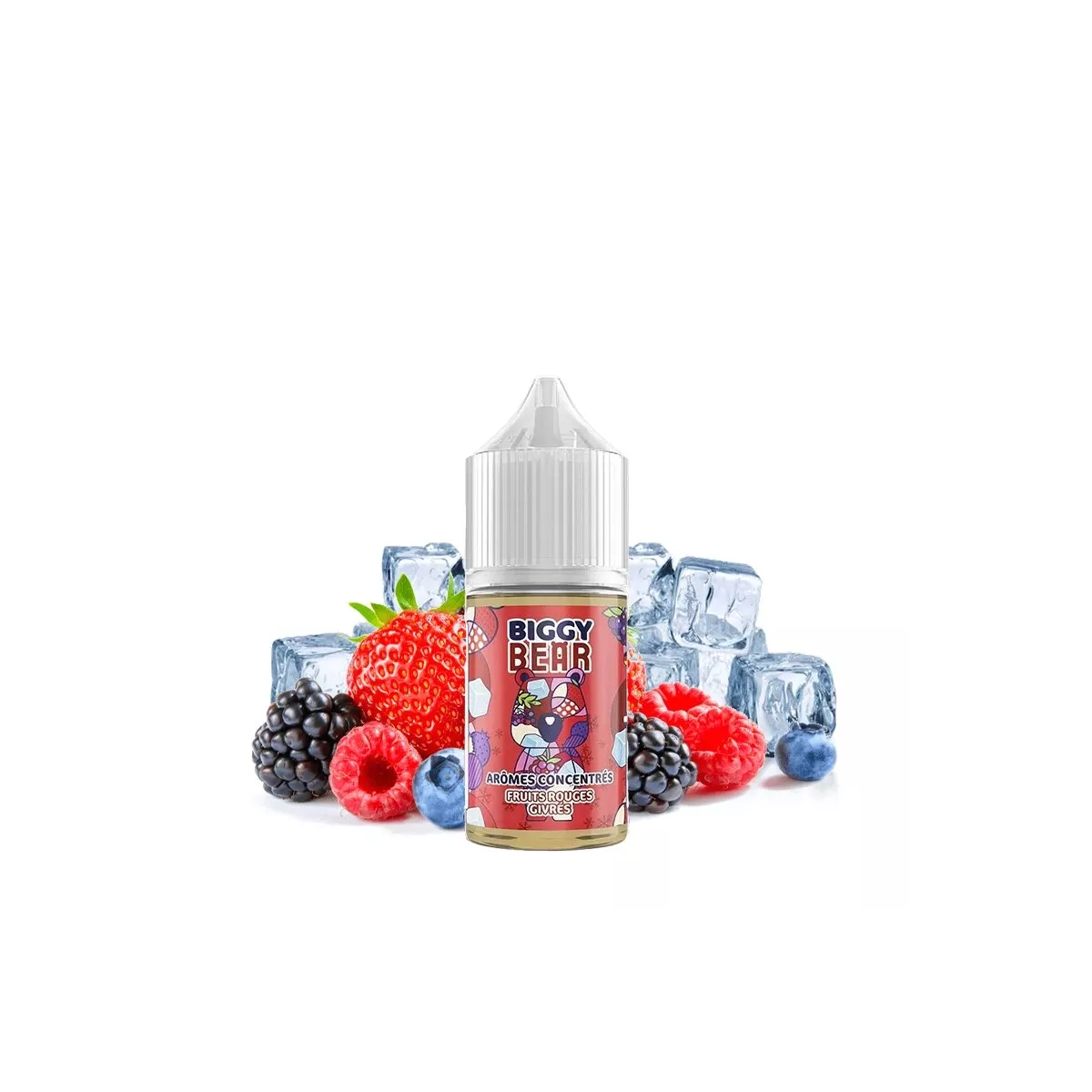 Biggy Bear - Concentrado de Frutas Vermelhas Fosco 0mg 30ml