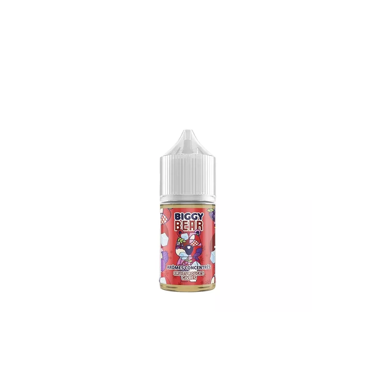 Biggy Bear - Concentrado de Frutas Vermelhas Fosco 0mg 30ml