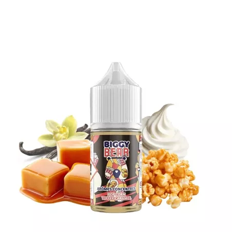 Biggy Bear - Concentrato di caramello e caramello di popcorn 0 mg 30 ml