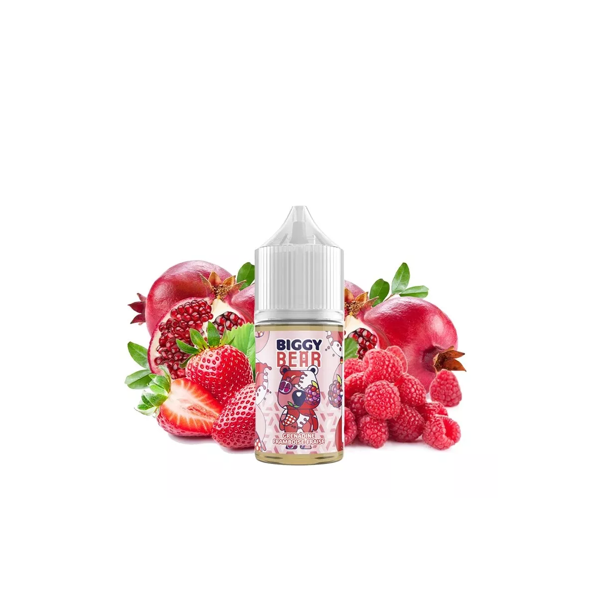 Biggy Bear - Concentrato di fragola e lampone granatina 0 mg 30 ml