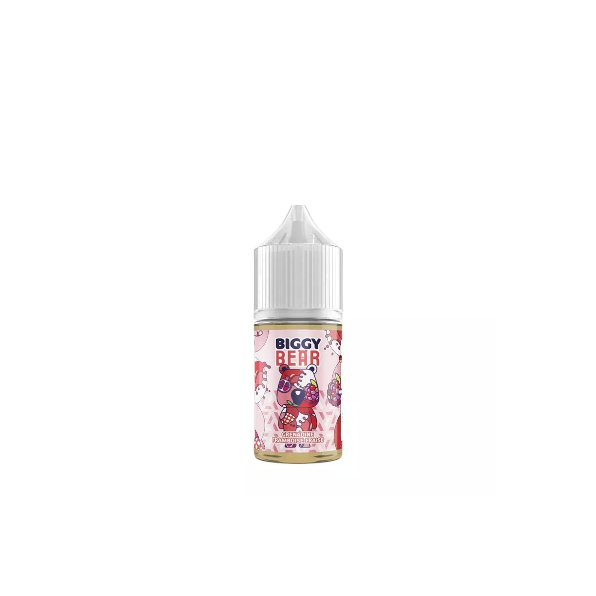 Biggy Bear - Concentrado de Framboesa e Morango Granadina 0mg 30ml