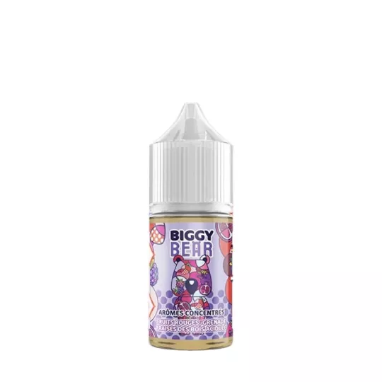 Biggy Bear - Concentrado Frutos Vermelhos Romã Picante Morango Silvestre 0mg 30ml