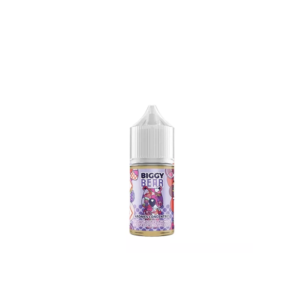 Biggy Bear - Concentrado Frutos Vermelhos Romã Picante Morango Silvestre 0mg 30ml