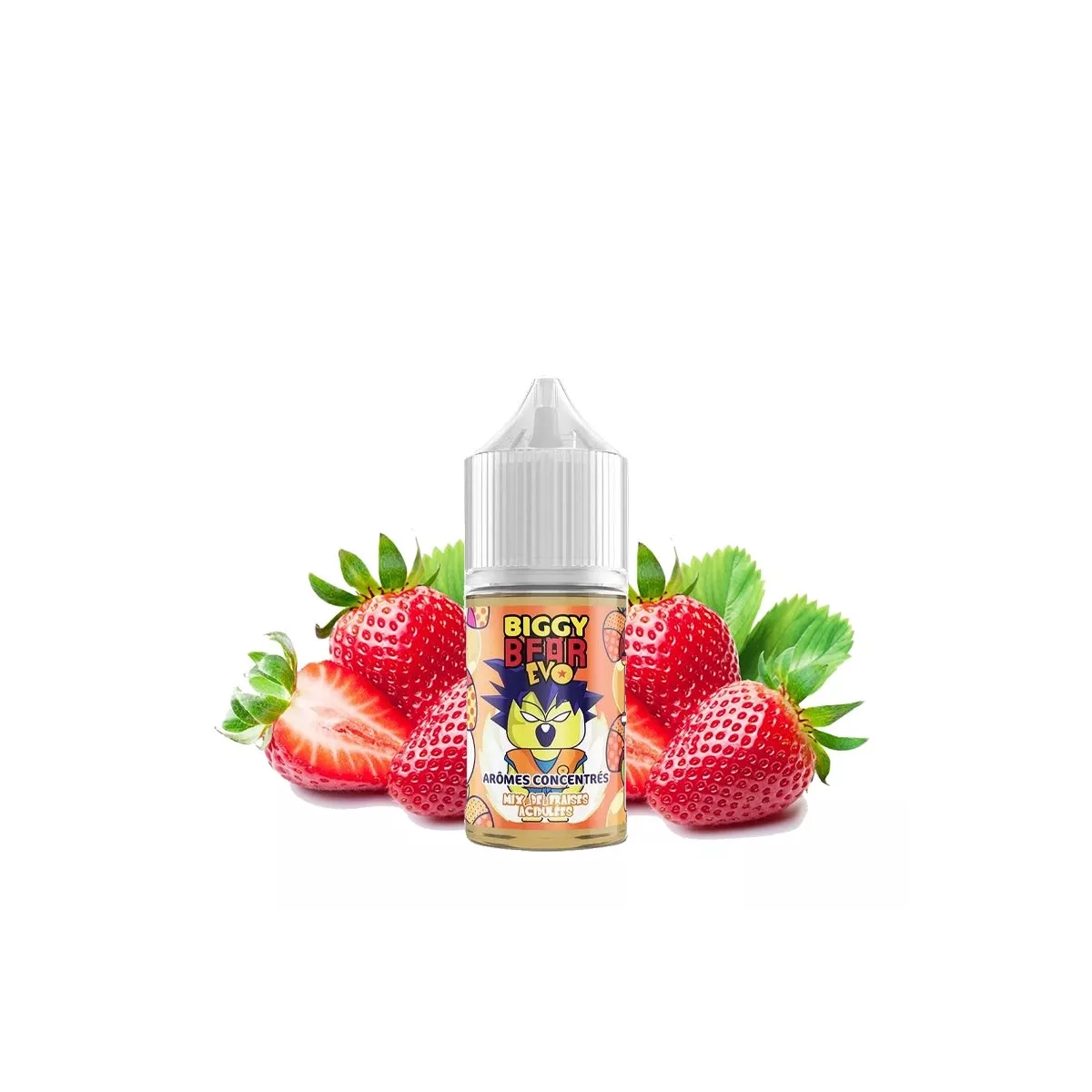 Biggy Bear - Concentrato di mix di fragole acide 0 mg 30 ml