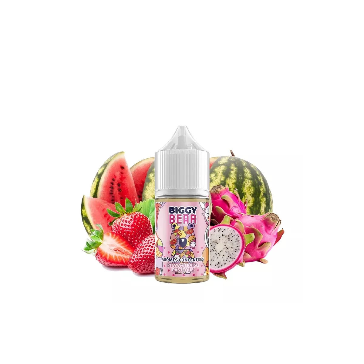 Biggy Bear - Concentrado Pitaya Fresa Sandía 0mg 30ml