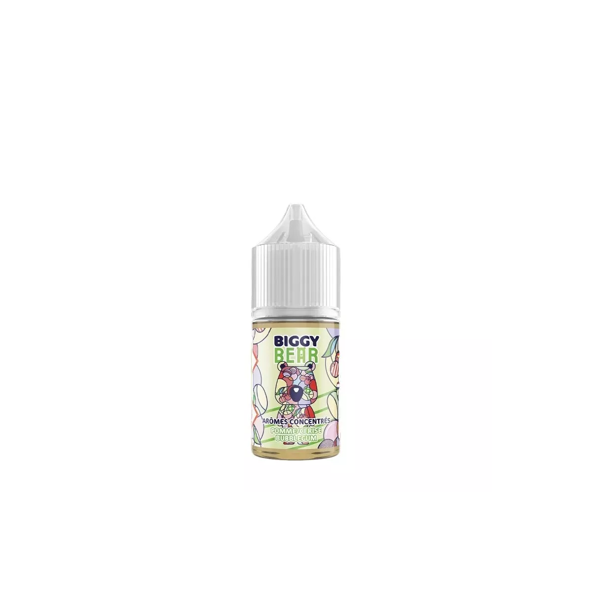 Biggy Bear - Apfel-Kirsch-Kaugummi-Konzentrat 0 mg 30 ml