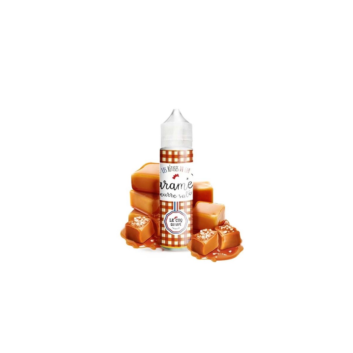 Le Coq Qui Vape - Caramel Beurre Salé 0mg 50ml