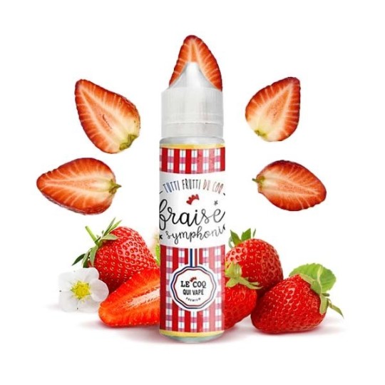 Le Coq Qui Vape - Erdbeersymphonie 0 mg 50 ml