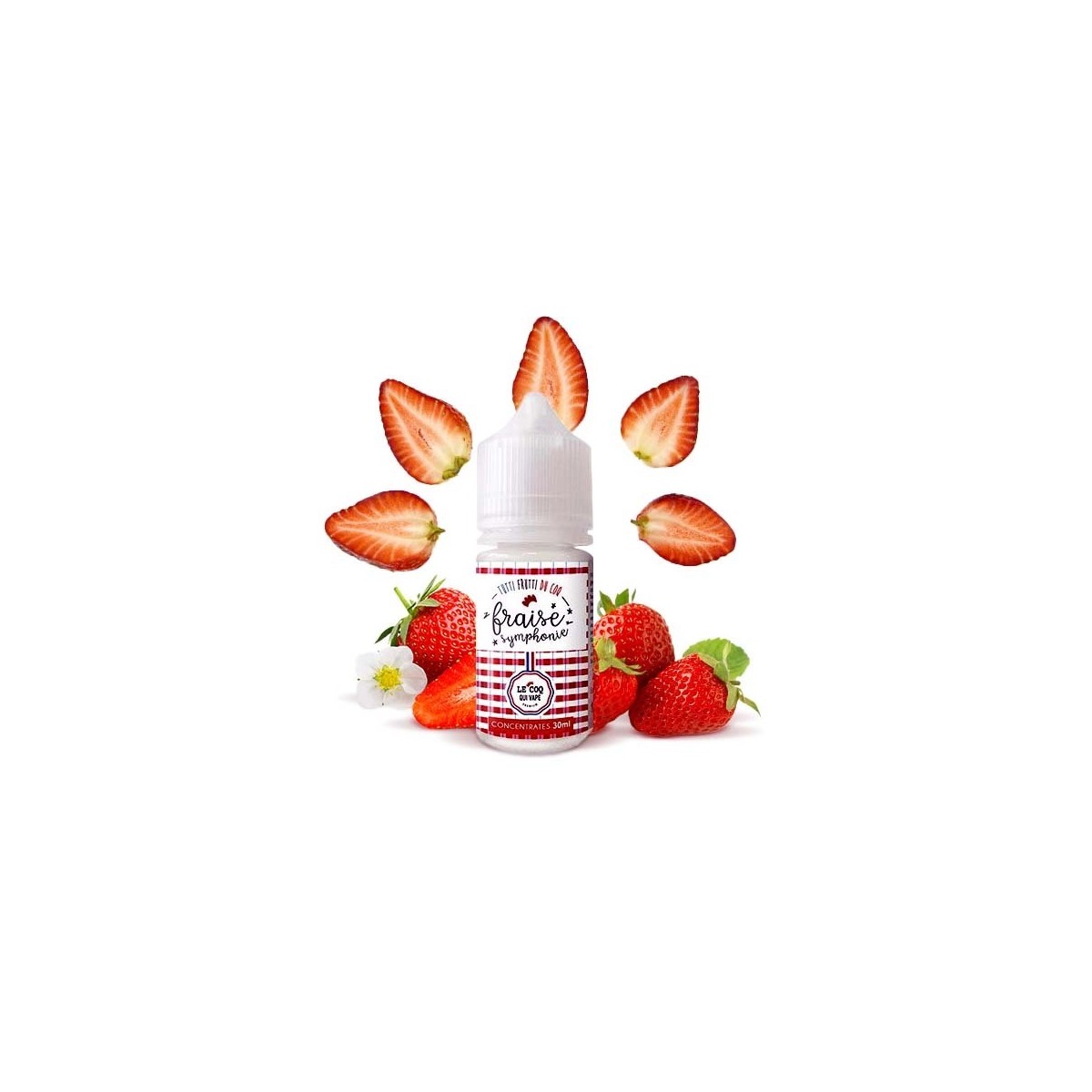 Le Coq Qui Vape - Aardbeiensymfonieconcentraat 30ml