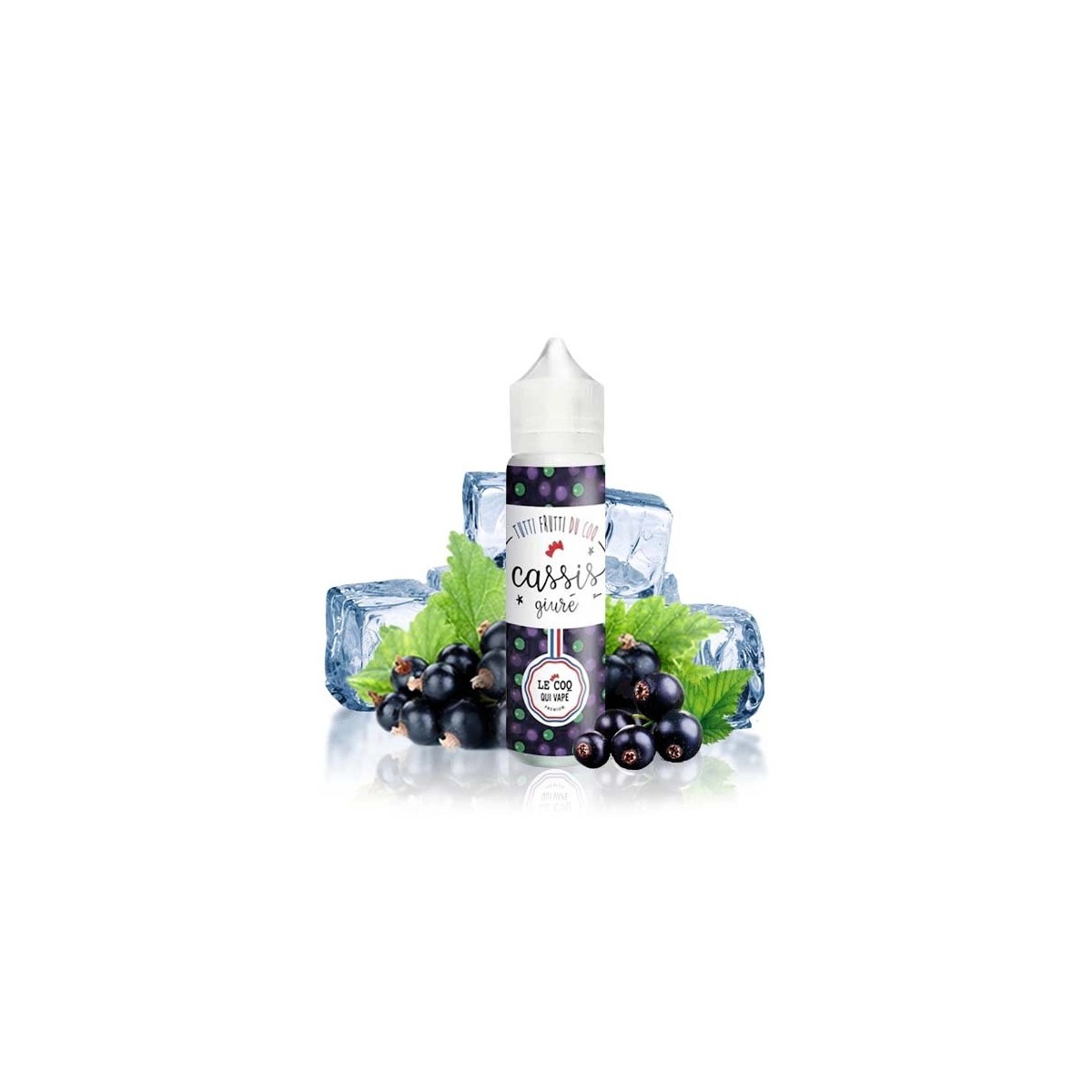 Le Coq Qui Vape - Mrożona Czarna Porzeczka 0mg 50ml