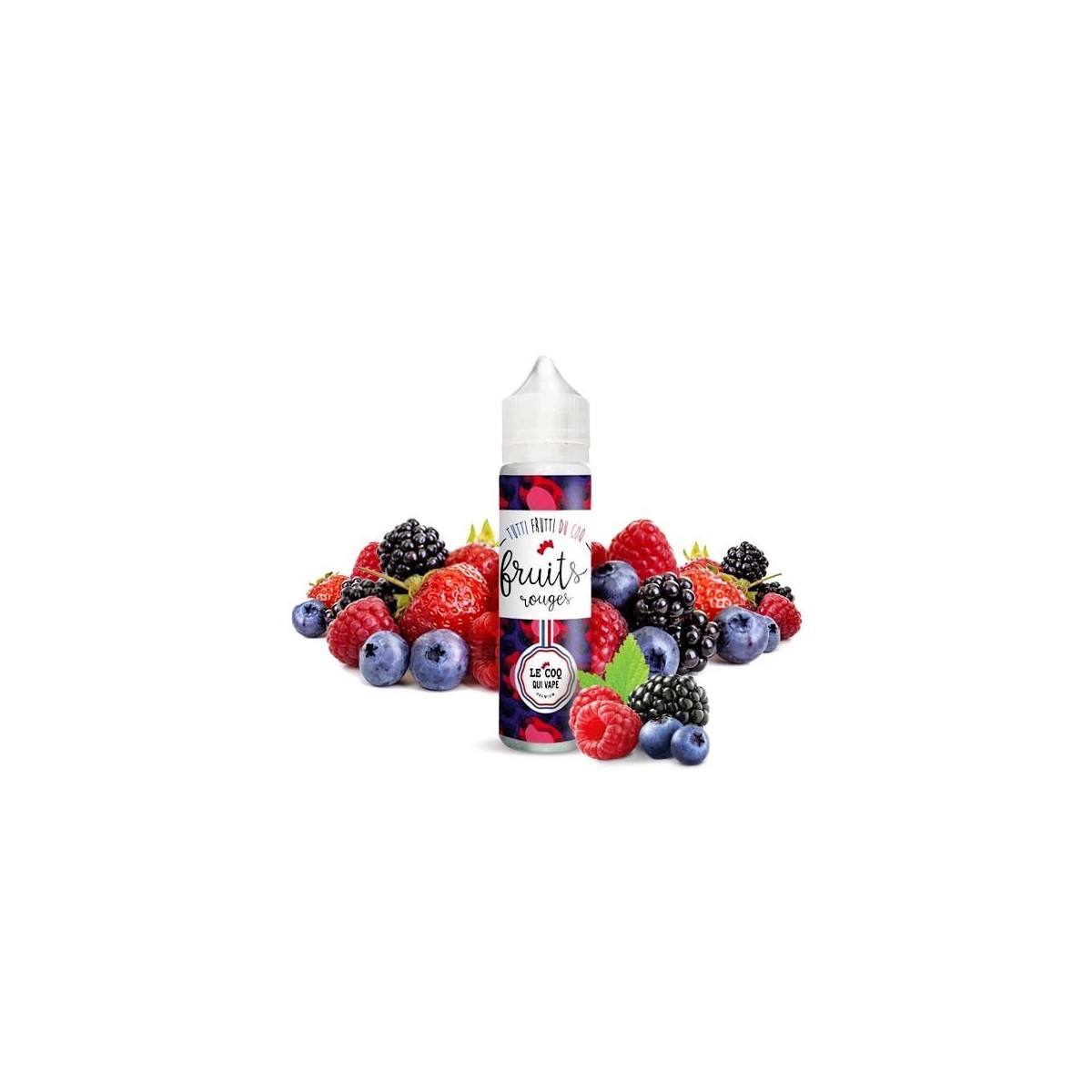 Tutti Frutti du Coq by Le Coq qui Vape - Fruits Rouges 0mg 50ml