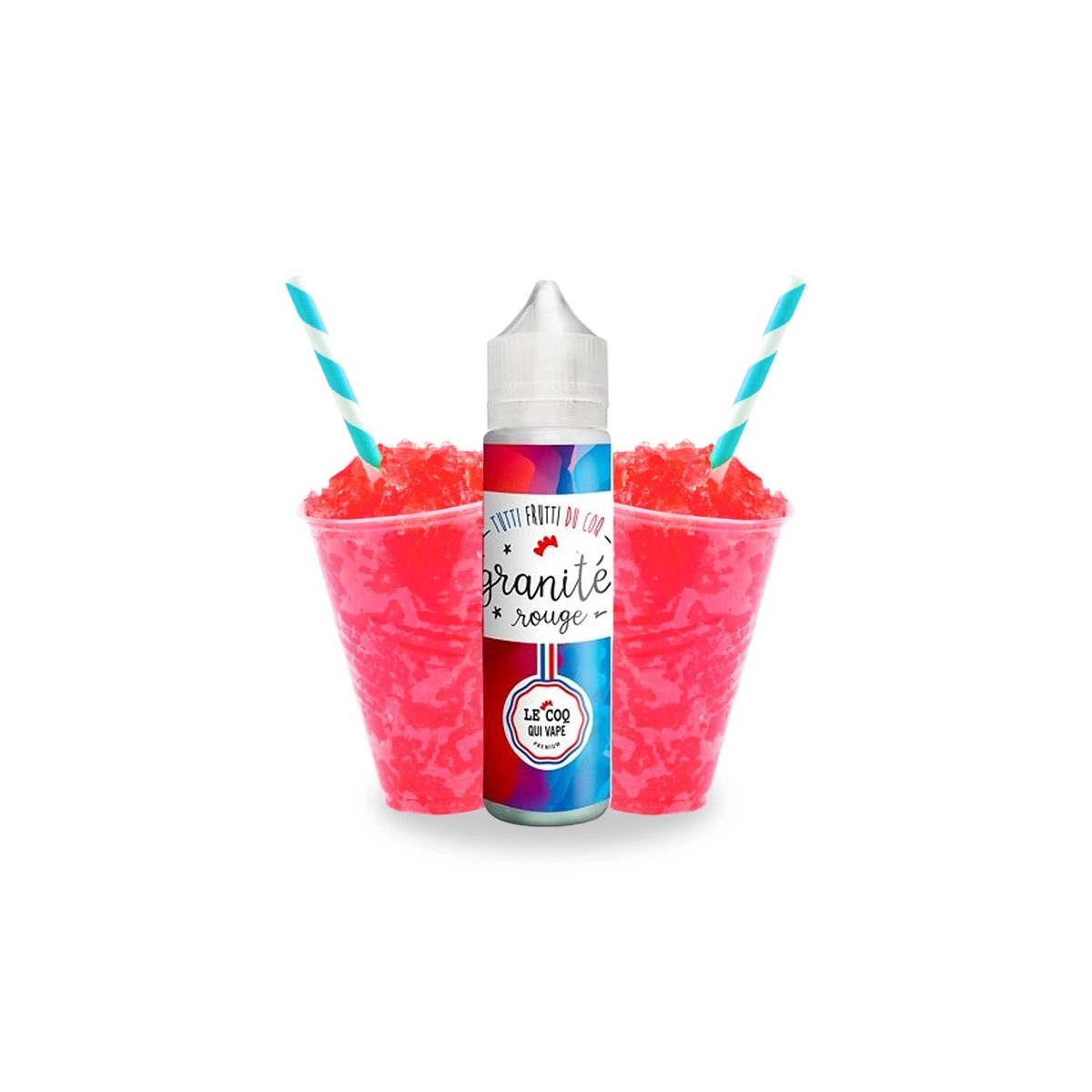 Le Coq Qui Vape - Granité rouge 0mg 50ml