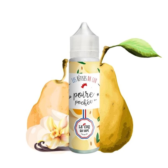 Le Coq Qui Vape - Poire Pochée 0mg 50ml