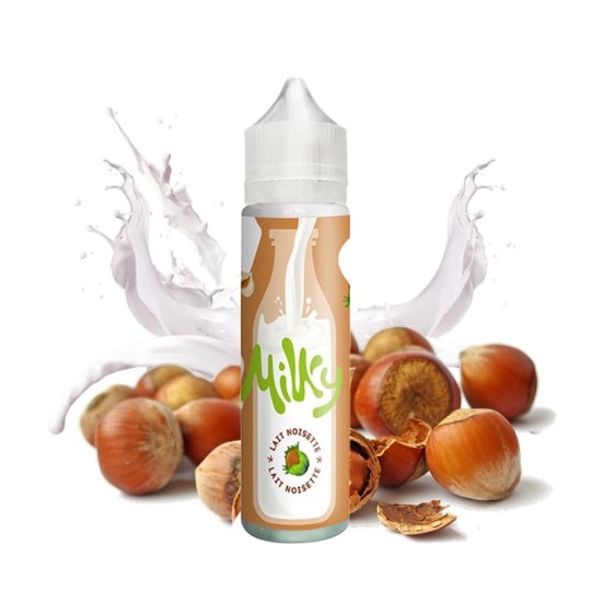 Milky de Le Coq Qui Vape - Leite de Avelã 0mg 50ml