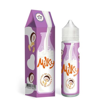 Milky di Le Coq Qui Vape - Latte di anacardi e cocco 0 mg 50 ml